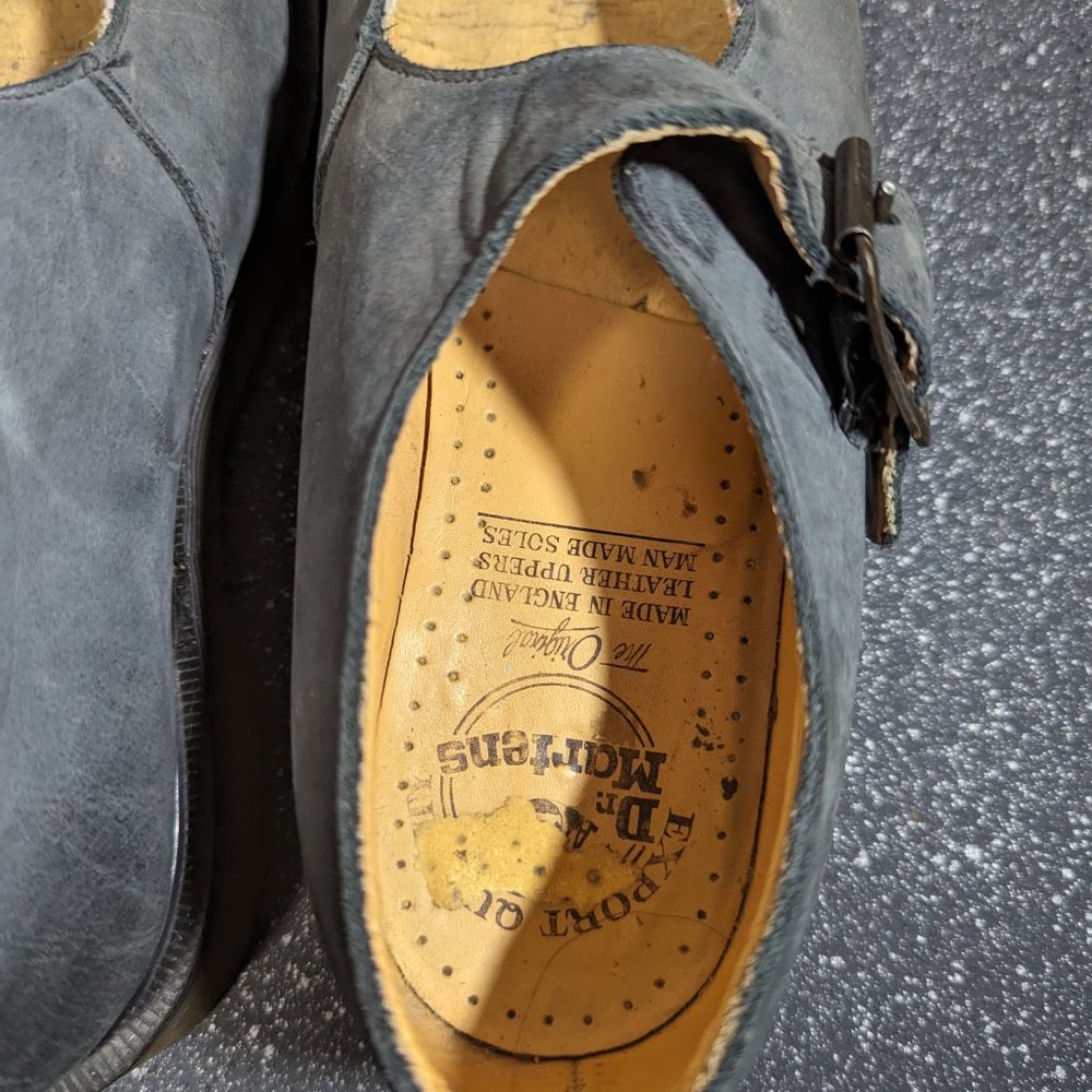 Dr. Martens Grey Mary Jane Leather Oxfords MIE - Picture 4 of 4